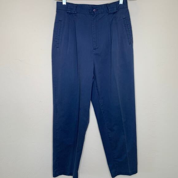 Cabin Creek Cotton Blend High Waist Pleat Front Pants Trousers Sz Medium 8 - Picture 4 of 6
